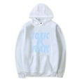 thumbnail image 1 of Boywithuke Toxic Idgaf Merch Unisex Oversized Fleece Hoodie - Graphic Print Kangaroo Pocket Long Sleeve Casual Streetwear, 1 of 6