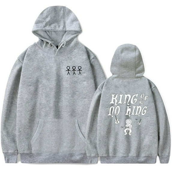 Boywithuke merch King of Nothing Hoodie Fashion Street Long Sleeve Sweatshirt with Pockets