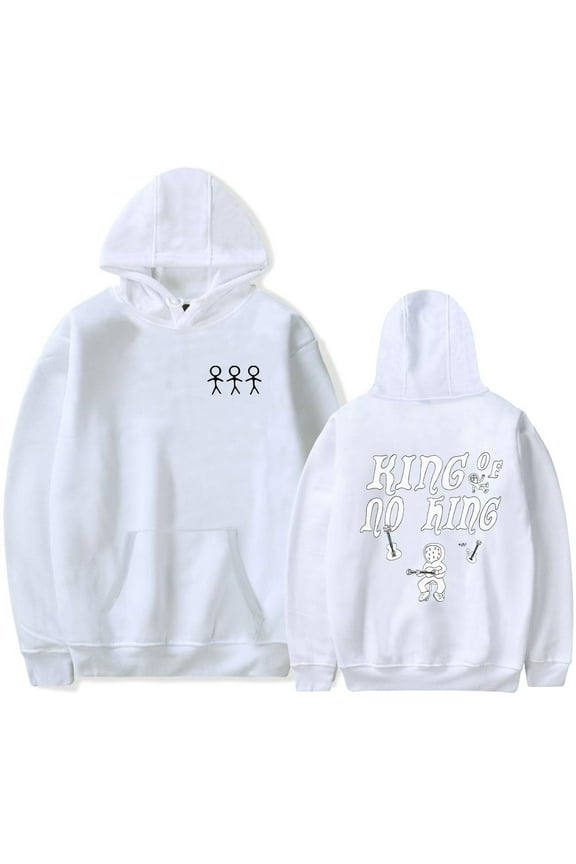 Boywithuke merch King of Nothing Hoodie Fashion Street Long Sleeve Sweatshirt with Pockets
