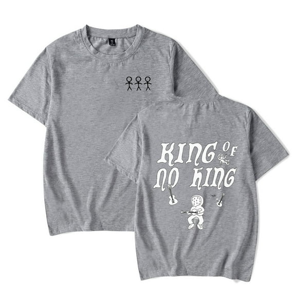 Boywithuke merch King of Nothing   tshirt crewneck short sleeve tshirt men/women hip hop  tops