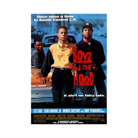 Boyz in The Hood Posters Movie Poster 24x36 Boyz n the hood Poster EDGE TO EDGE PRINT 24x36 Square Adults Best Posters