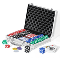 thumbnail image 1 of Boyzhood Poker Chips,200 Pcs Poker Set with Aluminum Travel Case,11.5 Gram Poker Chips Set for Texas Holdem Blackjack Gambling, 1 of 6