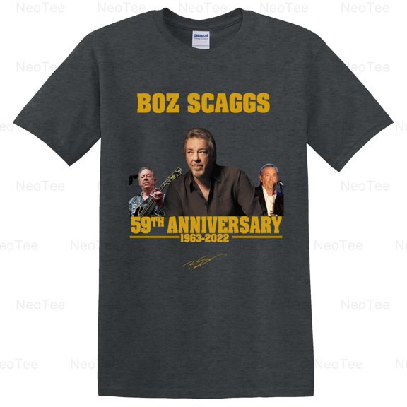 Boz Scaggs 59th Anniversary Silk Degrees Blues Rock Music Legend Fan T-Shirt Unisex, up to 5XL