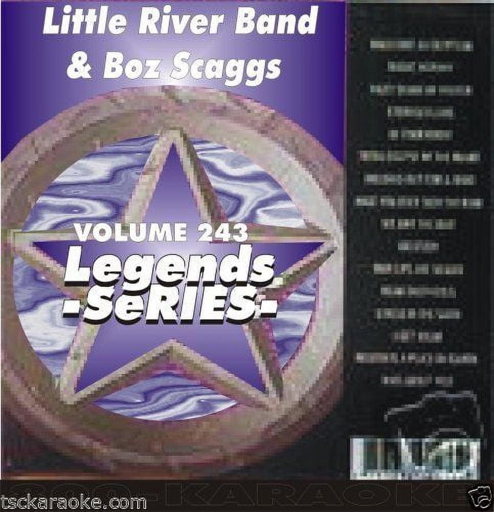 Boz Scaggs LITTLE RIVER BAND Legends Karaoke CD+G LOWDOWN Jojo LADY Reminiscing