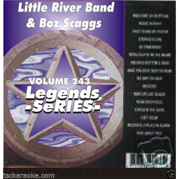 Boz Scaggs LITTLE RIVER BAND Legends Karaoke CD+G LOWDOWN Jojo LADY Reminiscing