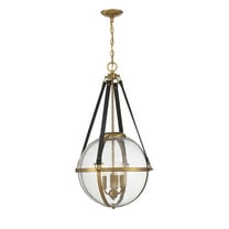 Bozeman 4-Light Pendant in Warm Brass