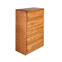 Natural Wooden Crate Storage Box with Lid - Small 7in