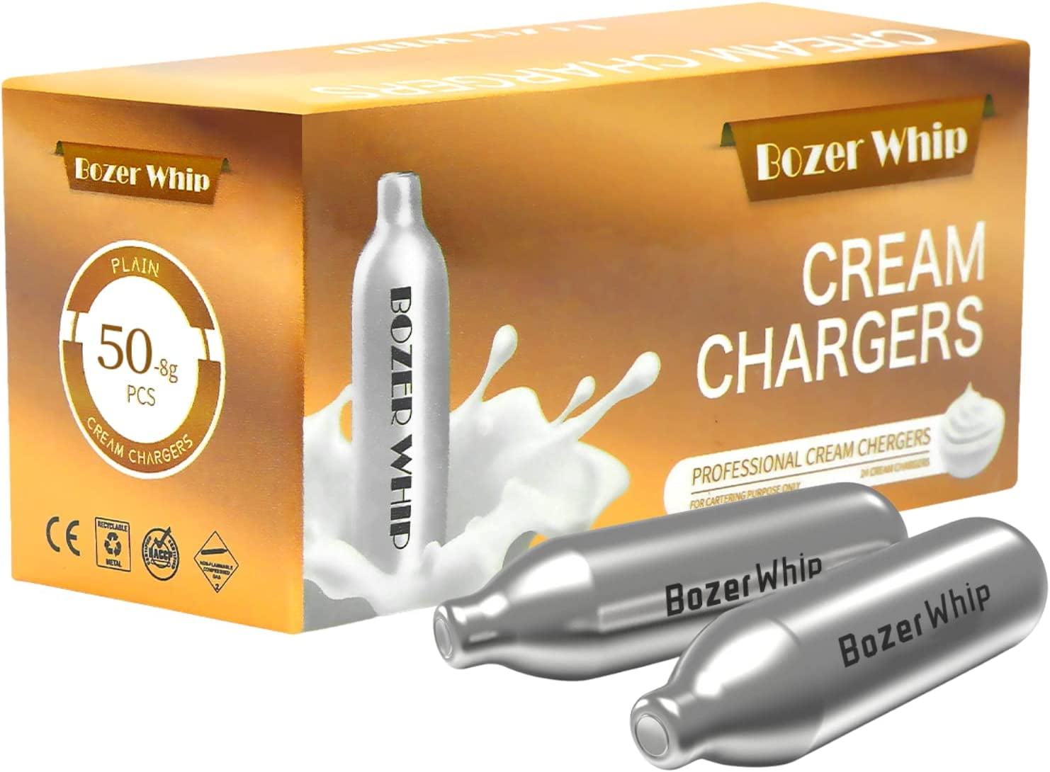 EZ Whip Cream Chargers, Master Case Of 300, X 50 Pack, 40 OFF