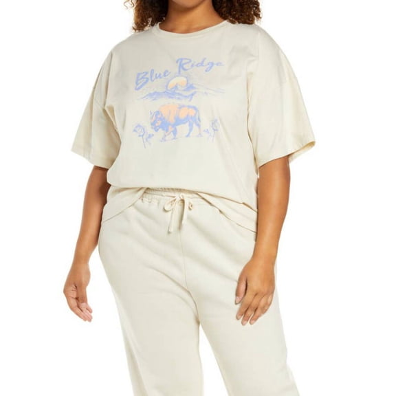 Bp. Boxy Crop Graphic Tee, Size 1X