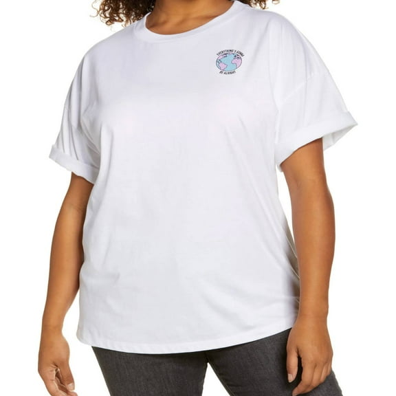 Bp. Boxy Crop Graphic Tee, Size 1X