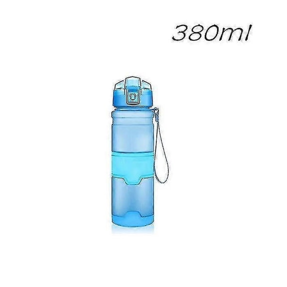 Bpa Free Sport Water Bottle - 380ml/500ml/700ml/750ml/1l, Leak Proof Plastic Bottle, Reusable Leakproof Water Bottle For Kids Adults, Gym, Cycling