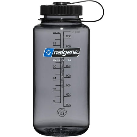 Bpa-free water bottle, made of 50% plastic material, 32 ounces, wide