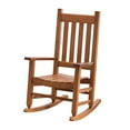thumbnail image 1 of BplusZ Paint Wood Child's Porch Rocker Rocking Chair Indoor, Brown, 1 of 8