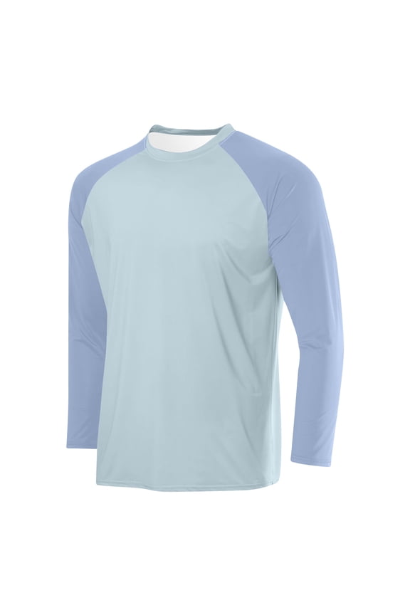 Mens Raglan Long Sleeve T-Shirts Vintage Baseball Tee Color Matching Gym Workout Muscle Shirts Soft Fall Basic Shirt Tops