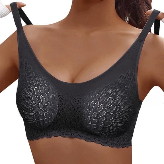 Bpmpbo Sports Bras for Women Summer 2025 Clearance! Woman Sexy Top Bra No Rims Underwears Base Vest Style Sports Base Underwears