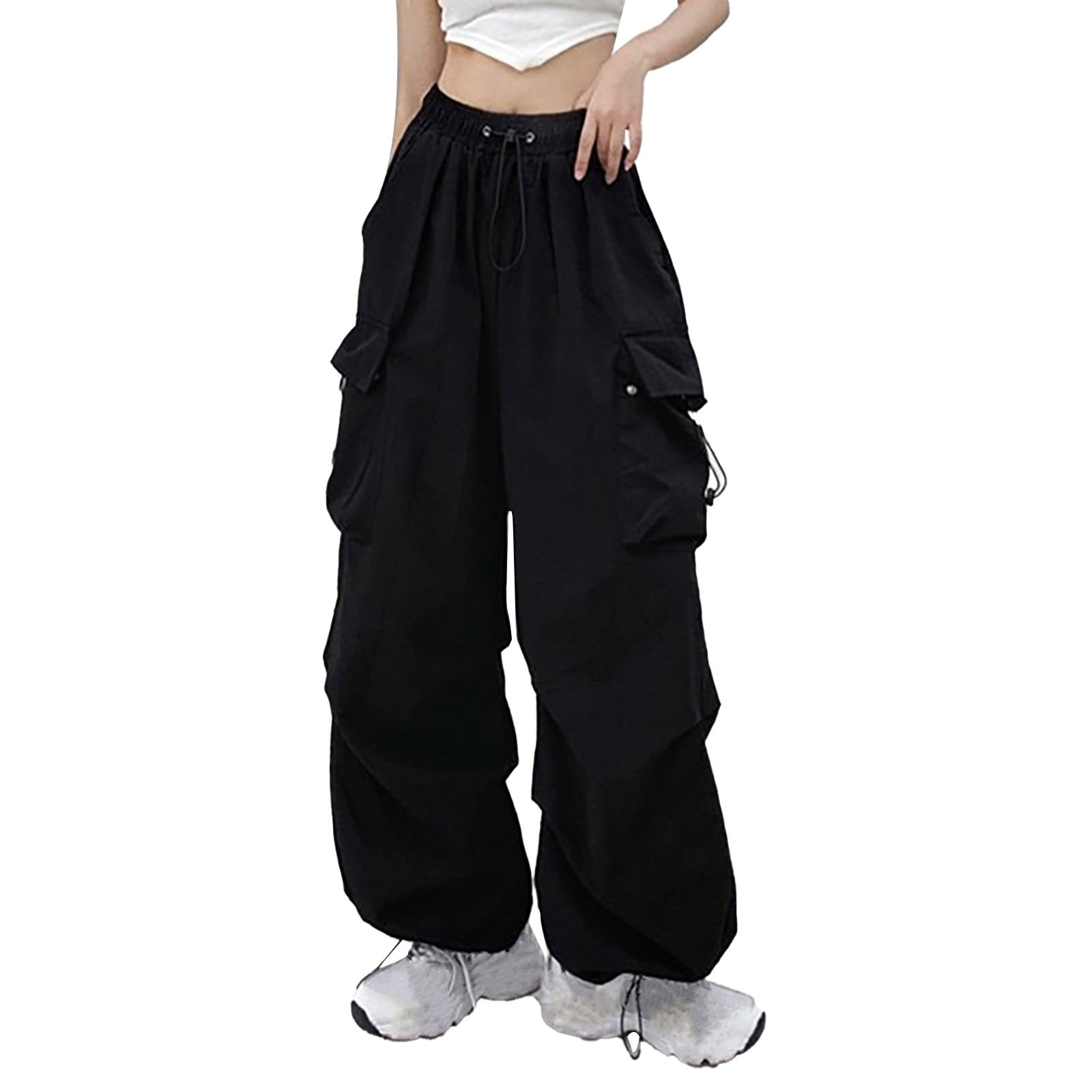 Bpmpbo Teen Girls Cargo Pants With Pockets Parachute Pants for