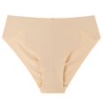 thumbnail image 1 of Bpmpbo Women's Seamless Briefs Solid Color Side Hollow Panties Sexy Non-marking Underwear Briefs Breathable Comfortable Soft Lightweight Underpants, 1 of 8