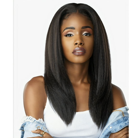 Bpolished Beauty Supply Sensationnel Half Wig Instant Weave Curls Kinks N Co Alpha Woman - 1b
