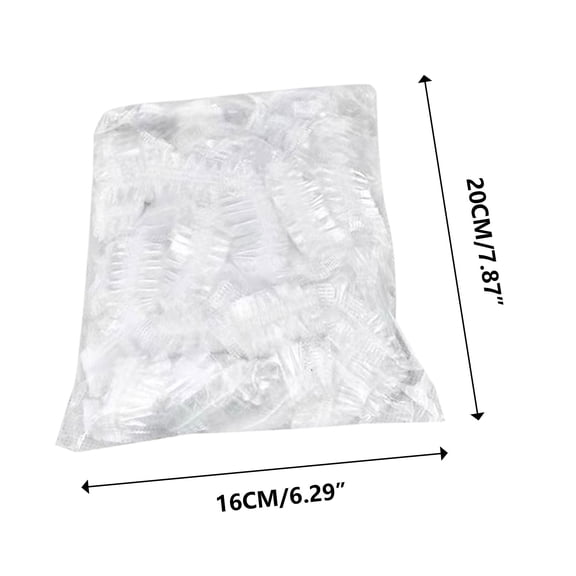 Bpyeka 100 Pcs Disposable Ear Protector Hair Dyeing Ear Protector for Dyeing Hair Ear Plugs Shower Caps Ear Cover for Hair Dyeing Ear Protector for Shower,Rain Coat,Household Essentials