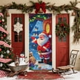 thumbnail image 1 of Bpyeka 6.66x2.99 Ft Christmas Door Cover Decoration Santa Claus Gift Delivery Door Cover Holiday Party Atmospheres Backdrops,Holiday Products,Fall Decor, 1 of 6