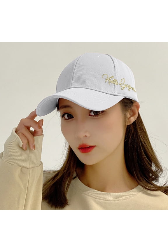 Baseball Versatile Flat Summer Face Covering Wide Brimmed Sun Hat Summer Essentials on Clearance