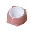 thumbnail image 1 of Bpyeka Cat Bowl, Cute Cat Shaped Flat Cat Food Bowl, Whisker Friendly Non-Raised Cat Feeding Dish Multiple Colors Available, 1 of 6