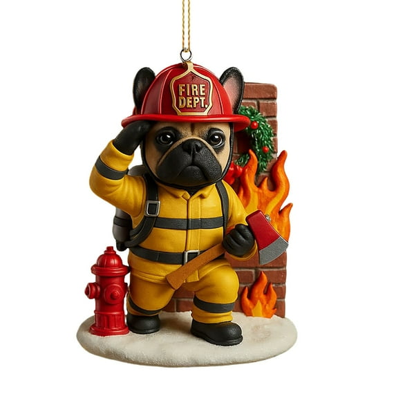 Bpyeka Firefighter Ornament Collection 2025,Hanging Ornaments,Fall Decor