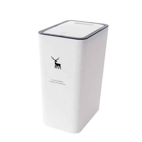 Bpyeka Garbage Can,Bathroom Trash Can Large Capacity Trash Can 6L Living Room Trash Can Round Thickened Trash Can,Kitchen Decor,Home and Kitchen