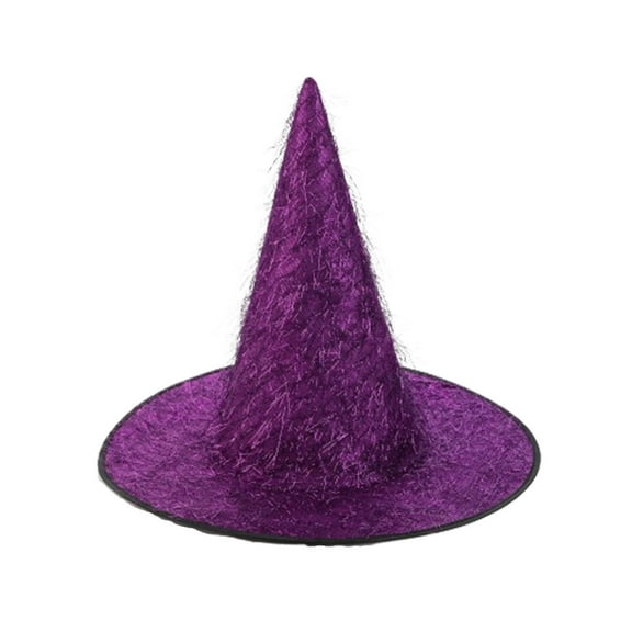 Bpyeka Halloween Witch Hat Festival Party Pointed Wizardry Hat Makeup Stage Party Dress Up Witch Hat