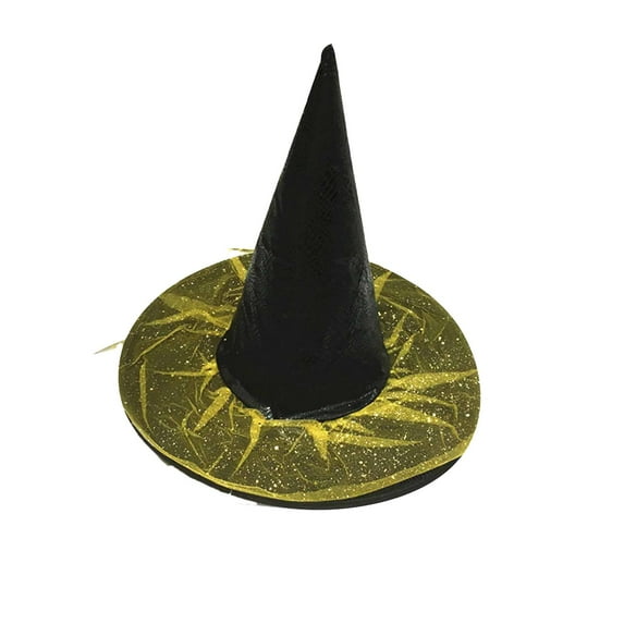 Bpyeka Halloween Witch Hat Kids Festival Party Pointed Genie Hat Makeup Stage Party Dress Up Witch Hat