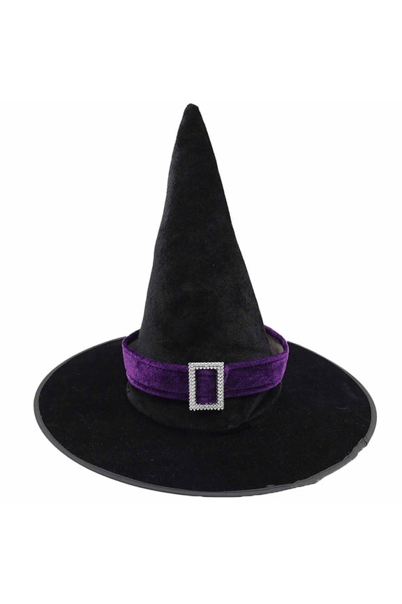 Halloween Witch Hat Kids Festival Party Pointed Hat Makeup Stage Party Dress Up Witch Hat