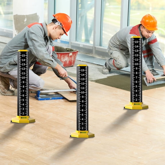 Bpyeka Light Steel Leveler Ceiling Leveling Special Ruler Isometric Ruler Meter Wall Tile Paving Tile Tools,Home Improvement,Household Essentials