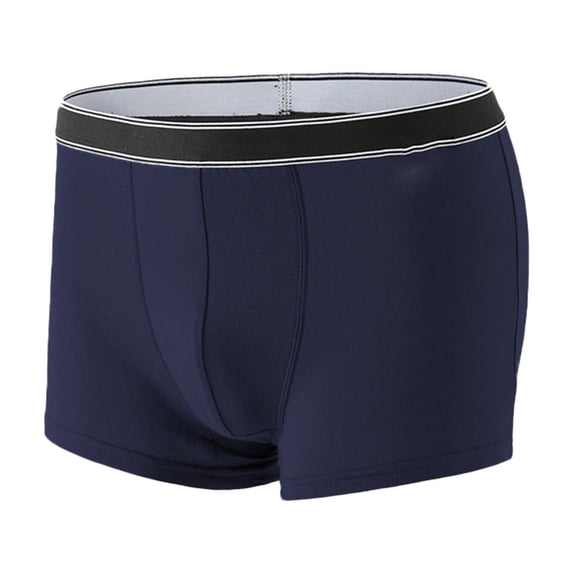 Bpyeka Men's Classic Color Block Cotton Mid-Rise Stretch Waist Boxer ...