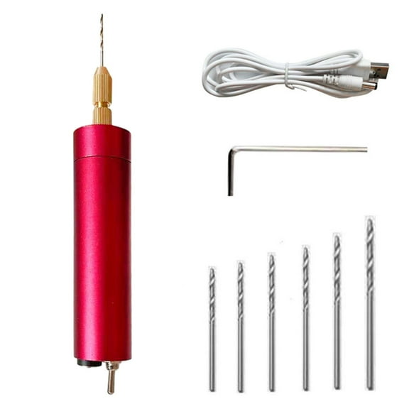 Bpyeka Mini Household Drill Stationery Adhesive Drip Drilling Mini Polishing Too DIY Drilling Too Grinder,Tools,Household Essentials