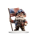 thumbnail image 1 of Bpyeka Patriotic Gnome 2D Figurine with American Flag Tabletop Decor for Independence Day Home Living Room Entryway, 1 of 6