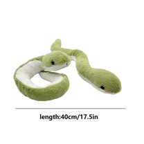 Bpyeka Plush Toys, Simulation Plush Snake Toy Interactive Toy Cute Soft Pet Toys Suitable for Kick