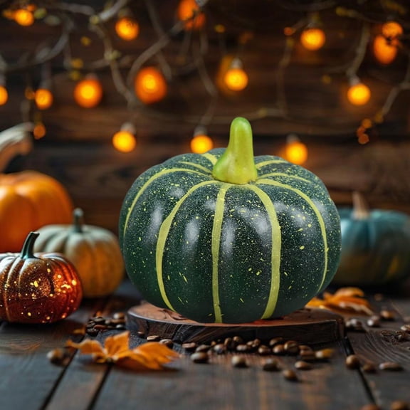 Bpyeka Pumpkin Plastic Vegetable Model Ornaments Vegetable Photography Stage Props Halloween Decoration Props Shopping Mall Window Ornaments,Holiday Products,Fall Decor