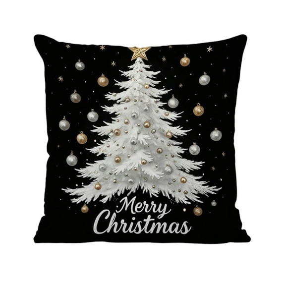 Bpyeka Soft Pillowcase45x45cmChristmas Pillow Set Cushion Set for Living Room Sofa Decoration Excluding Pillow CoreChristmas GiftsChristmas Decor