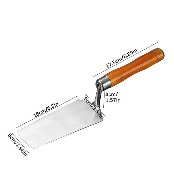 Bpyeka Stainless Steel Plaster Finishing Trowel Metal Concrete Tools Finishing Set Cement Work Stainless Steel Tool with Comfortable Handle,Tools,Household Essentials