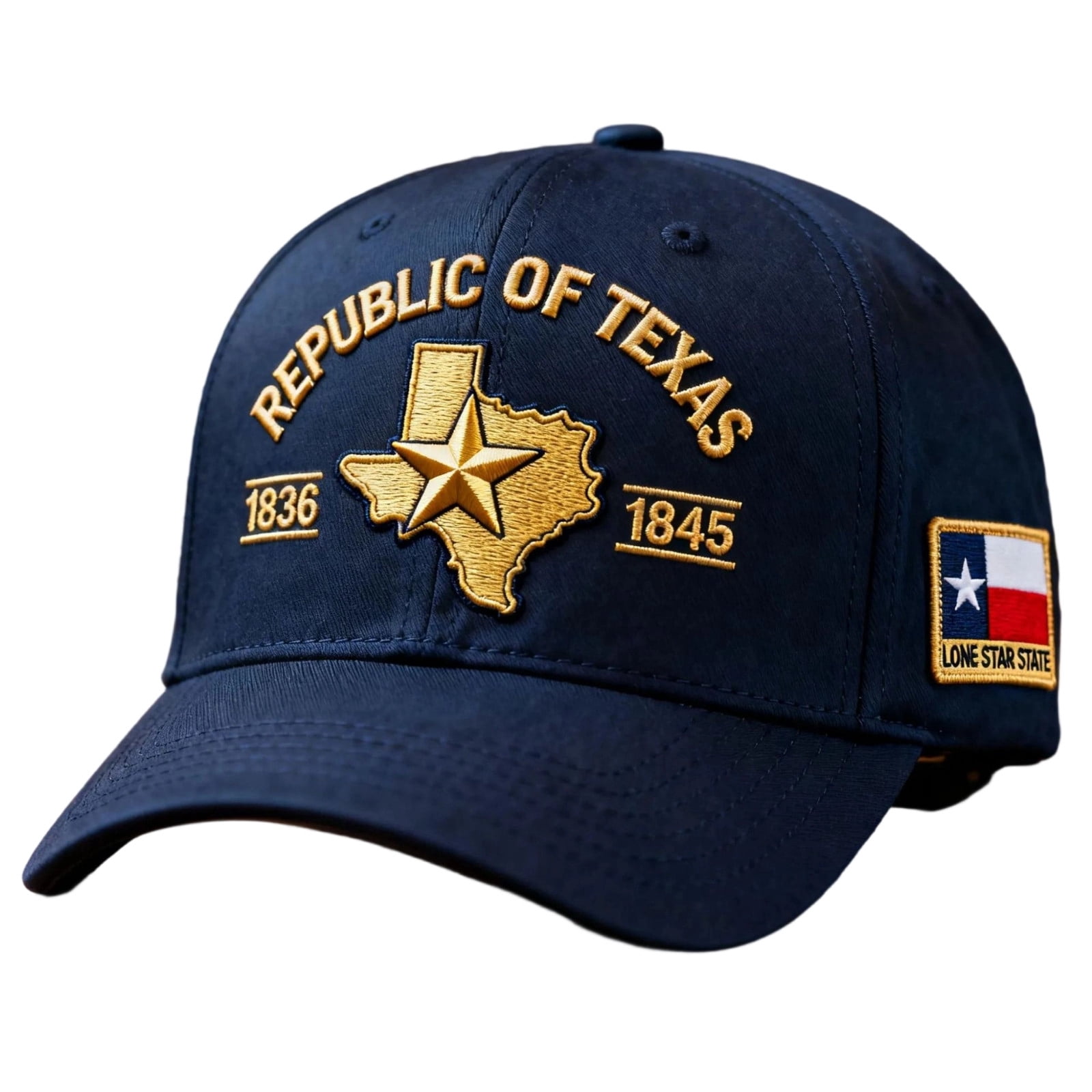 Bpyeka Unisex Republic of Texas Embroidered Baseball Cap  display picture 2