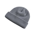 thumbnail image 1 of Bpyeka Unisex Solid Waffle Knit Cuffed Beanie Hat, Thick Warm Windproof Winter Outdoor Ear Protection Skull Cap Free Size, 1 of 3