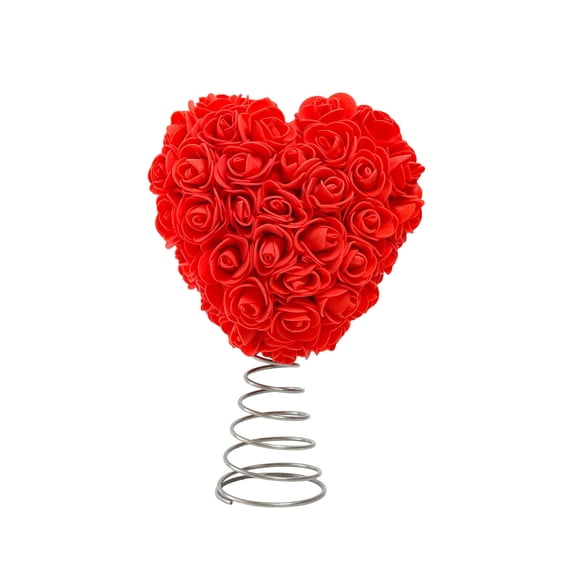 Bpyeka Valentine's Day Rose Tree Topper - Tabletop Decor for Romantic Proposal Scene, Floral Centerpiece & Wedding Setup