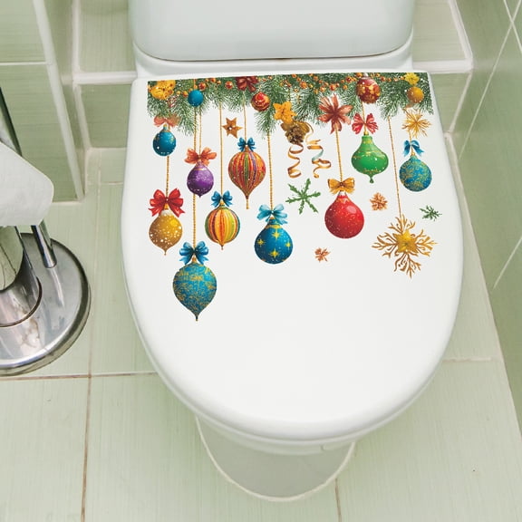 Bpyeka Wall Decal,Painting Christmas Elementsbearded Bedroom Background Decoration Wall Stickers,Christmas Gifts,Christmas Decor