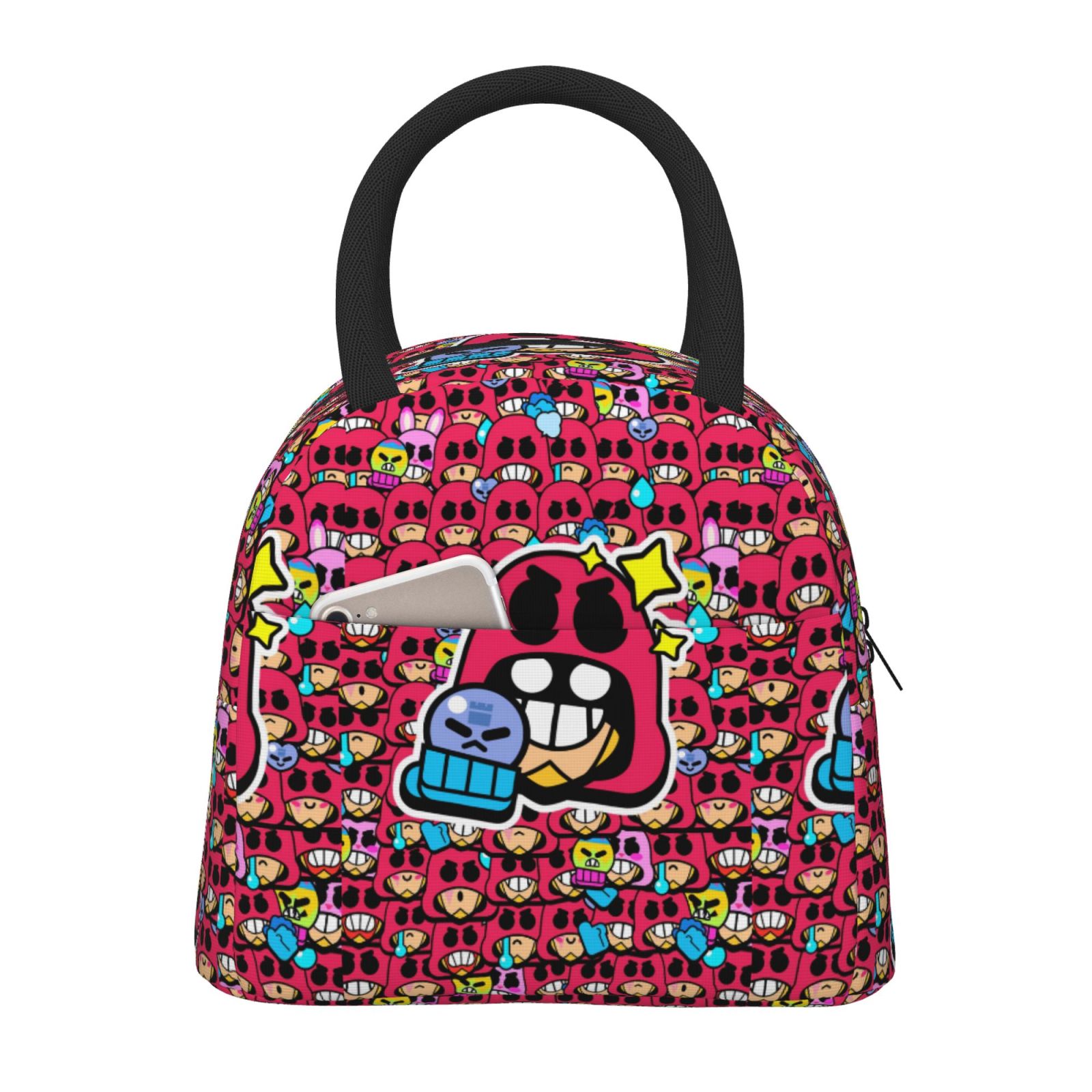 Br_Awl Stars Lunch Box Insulated Reusable Cooler Container Cute Handbag ...