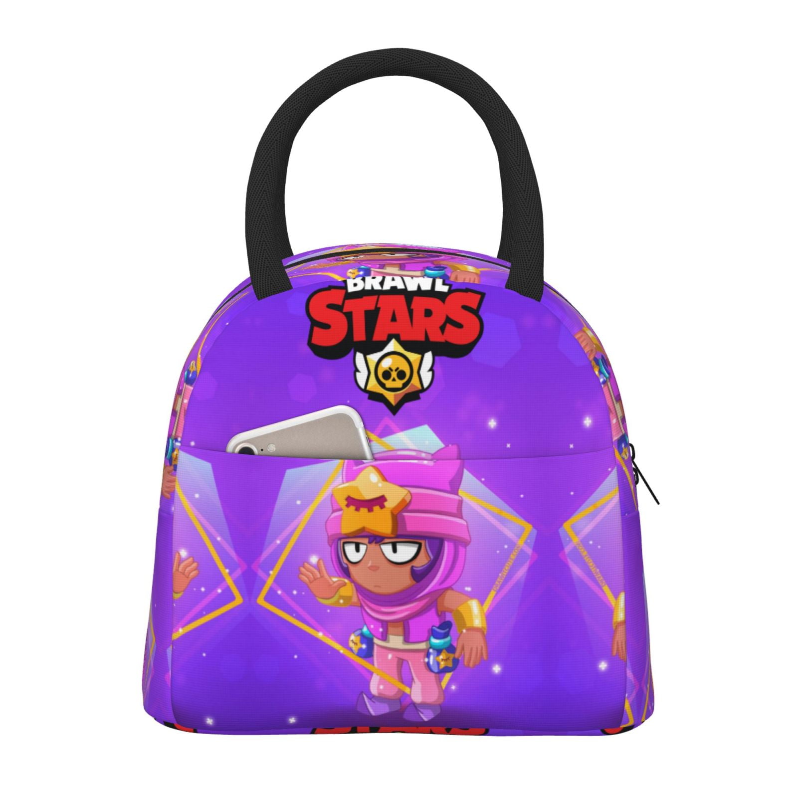 Br_Awl Stars Lunch Box Insulated Reusable Cooler Container Cute Handbag ...