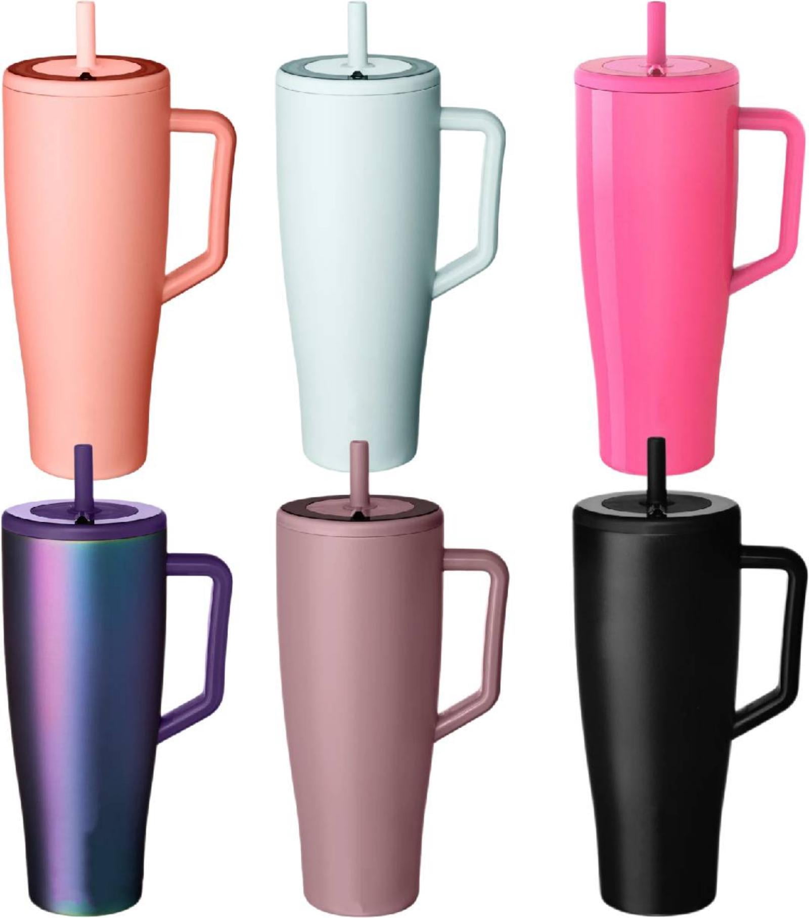 Set D'accessoires Pailles Souples Pour La Grande Gourde Brümate Era 40Oz – 2 Pailles Silicone Et 7 Pièces