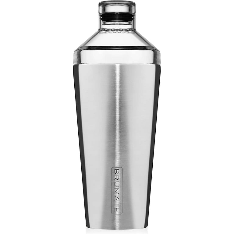 BrMate Shaker, 20oz Triple-Insulated Stainless Steel Cocktail Shaker and  Tumbler With Clear, Shatter-Proof Top and Lid (Stainless)