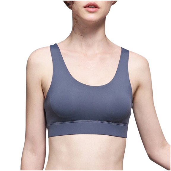 Womens Bra Backless Dresses Plus Size Yoga Bralettes Running Underwear Composite Fabric Pullover Sports Bra V-Neck Lace Bra Feature Hook and Eye Closure Padded Bra Style Y-567 3XL
