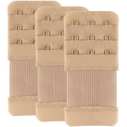 Extenseur De Dos De Soutien-gorge Dritz Doux - Beige, 3 Crochets (Lot De 3)