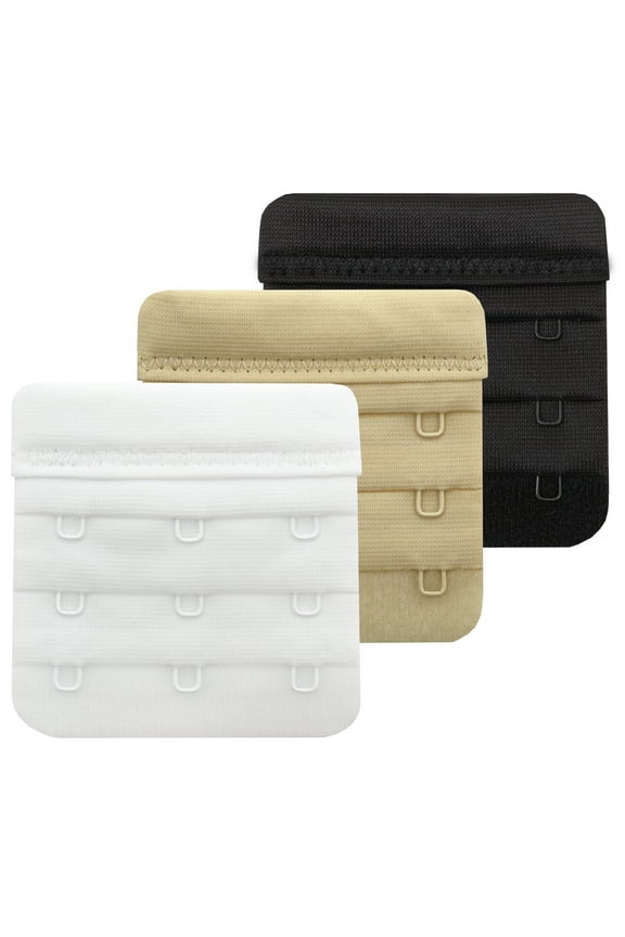 Soft Comfortable 3 Hook Bra Extender